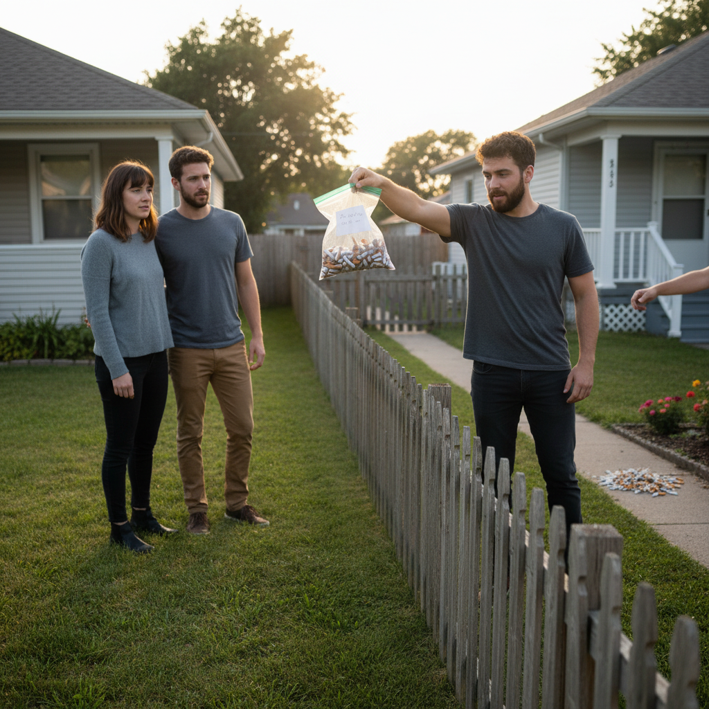 This Couple Tried to Return 42 Cigarette Butts to Their Neighbor, Igniting a Front Yard Feud