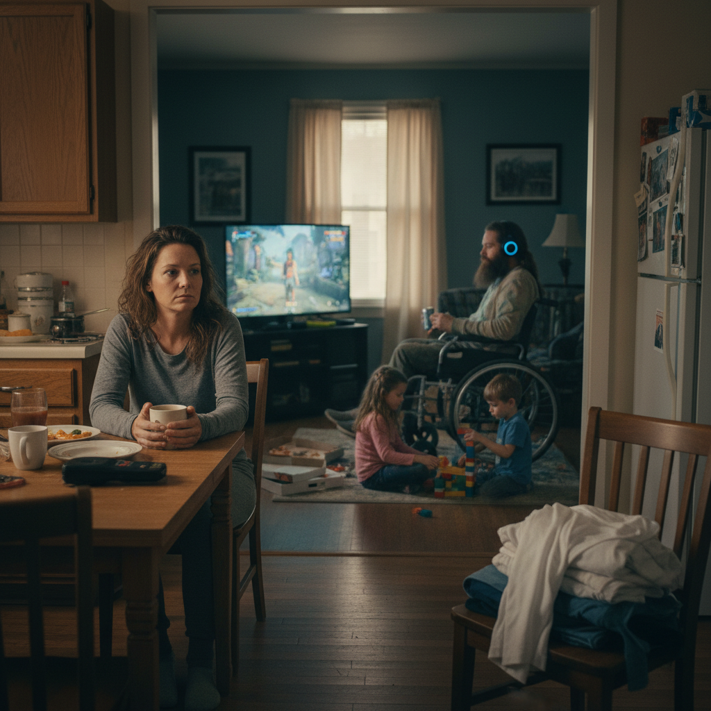 She Was Offered A Free House To Leave Her Husband After He Replaced Parenting With Video Games