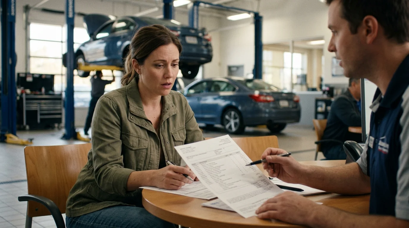 He Sent His Wife for a Simple Oil Change, Ended Up Staring at a $3,400 Bill