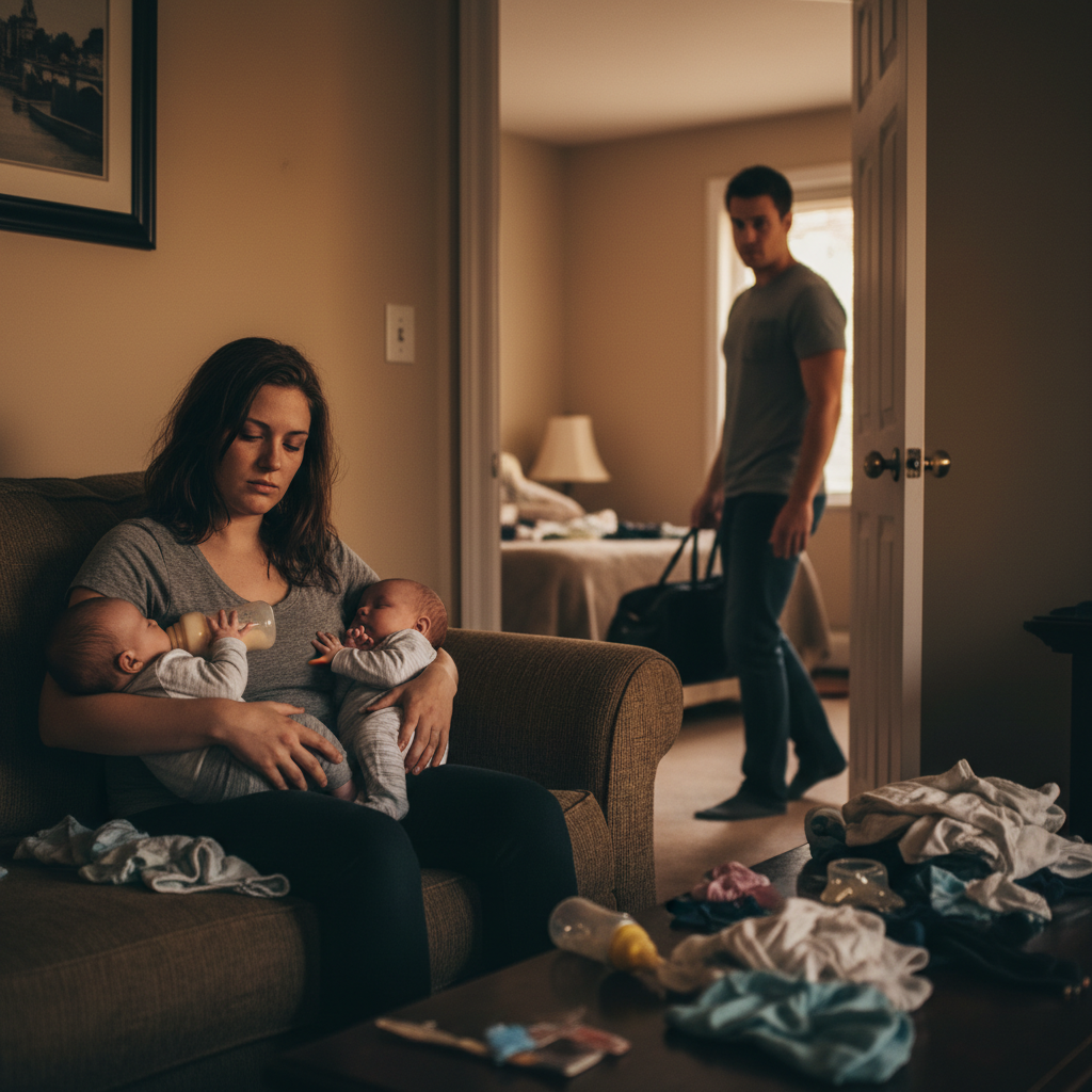 This Mom Of Twins Asked Her Partner For Help, So He Called Her “Dirty” And Moved Bedrooms