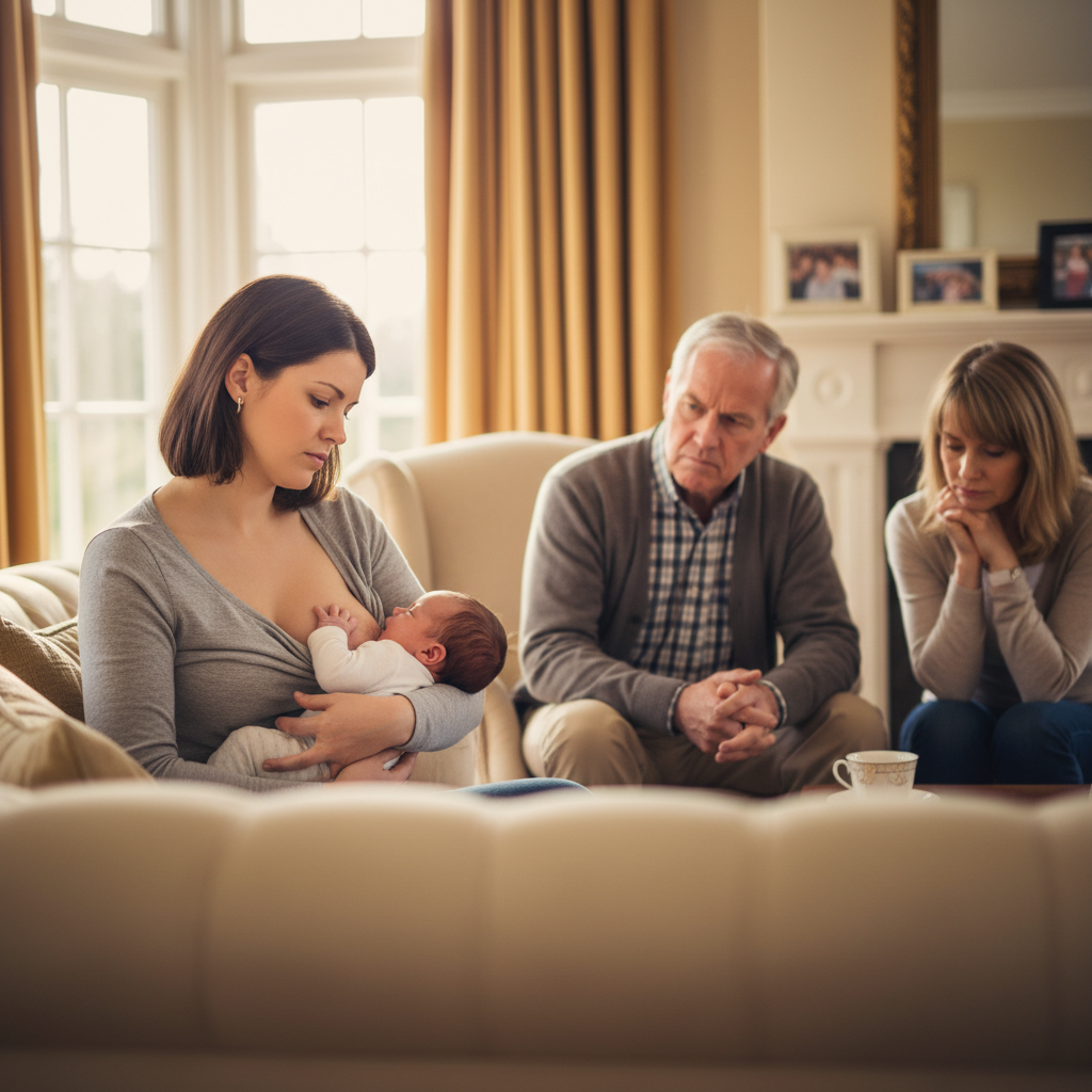 New Mom Refuses to Visit Her Parents After Her Father Demands She Cover Up While Nursing