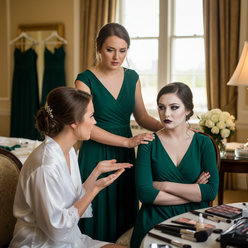 Bride Gives Goth Bridesmaid a Makeup Ultimatum, Now the Bridal Party Is Falling Apart