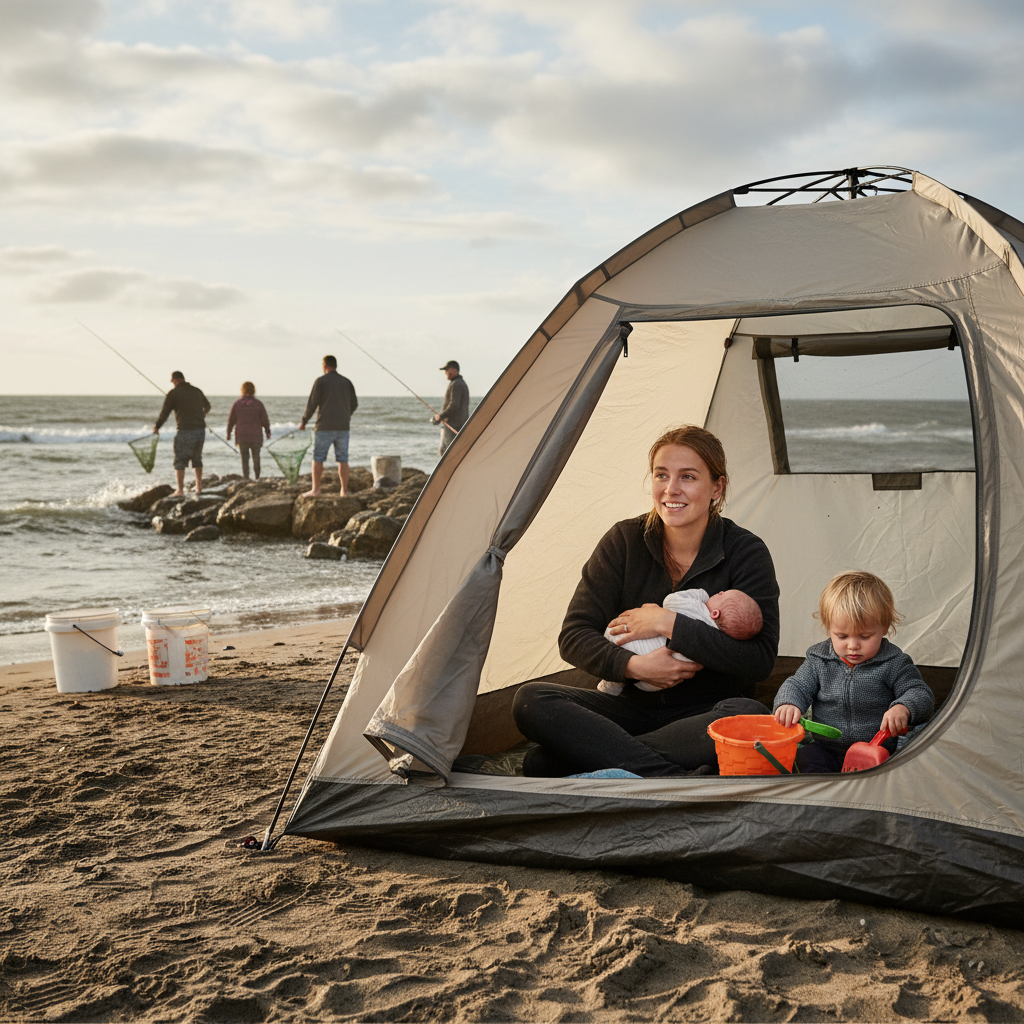 This Mom Banned Her 5-Year-Old Nephew From Her Postpartum Beach Tent, Now the Family is Divided