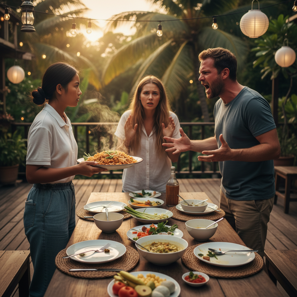 Woman Brings Pad Thai to a Potluck, Gets Berated by Her Friend’s Boyfriend Over a Secret Allergy
