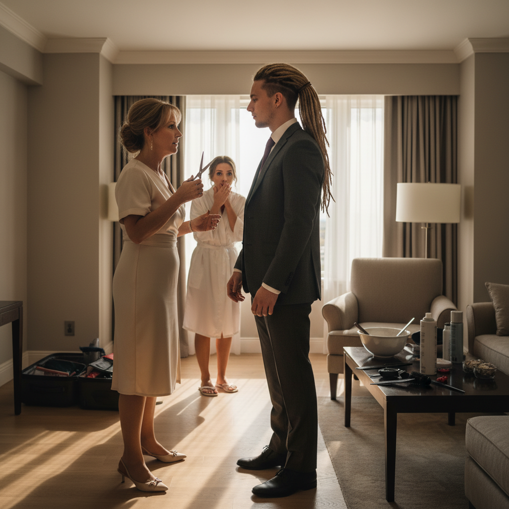 Mother-In-Law Tries to Force the Man of Honor to Change His Hair, Gets Caught Red-Handed