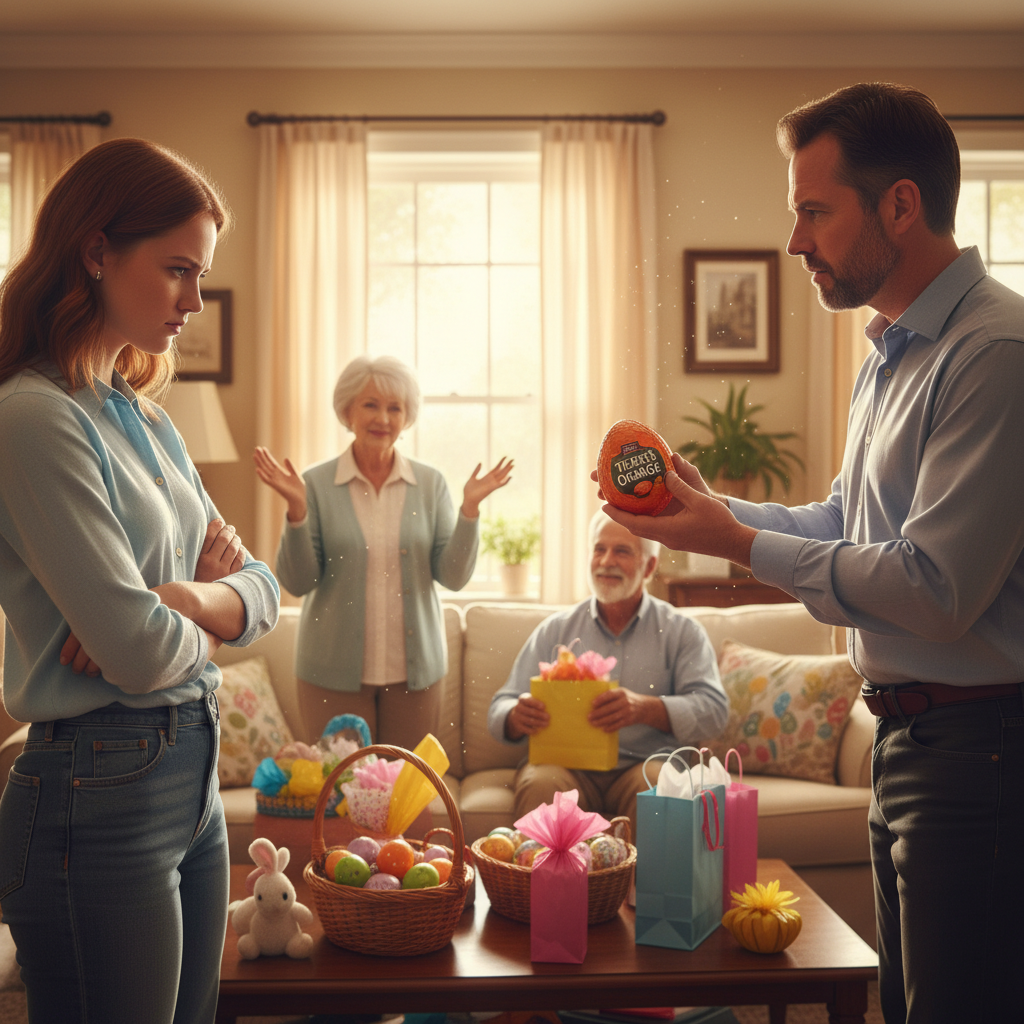Dad Demands Daughter Keep Quiet and Accept an Easter Gift That Could Send Her to the Hospital