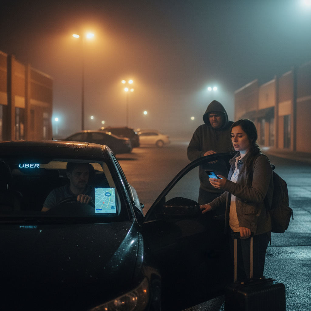 Uber Driver Drops Woman Off in a Random Parking Lot—Then a Strange Man Tries to Get In