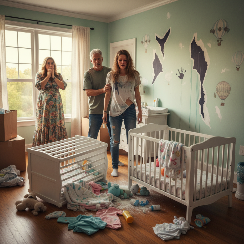 Woman Destroys Her Ex-Stepdad’s New Nursery After He Gets Her Friend Pregnant