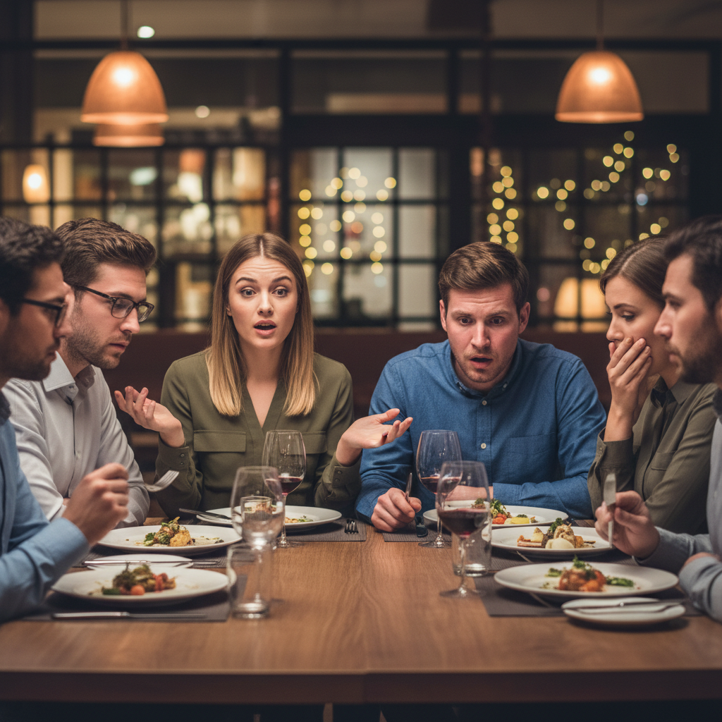 Woman Drops a Truth Bomb at a Work Dinner, Now Her Boyfriend Is Facing Office Backlash