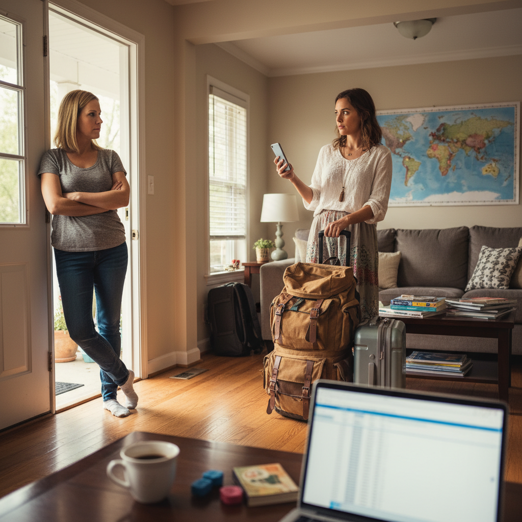 Woman Refuses to Let Her Sister Move Back In After She Quits Her $83k Job to Travel