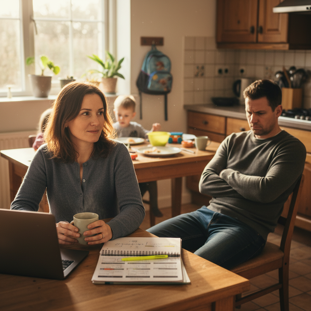 She Spent 8 Years as a Stay-At-Home Mom, But Her Husband’s Reaction to Her Online Classes Is Raising Major Red Flags
