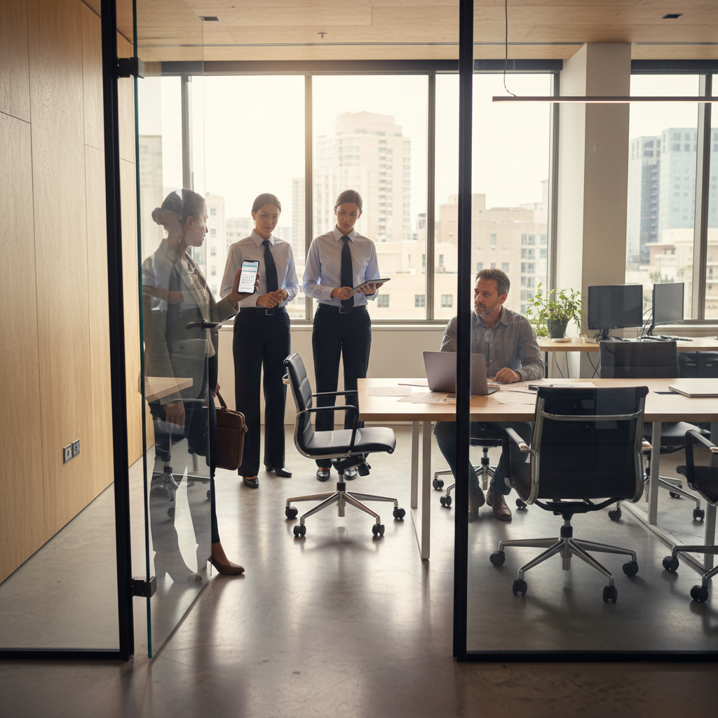 Coworker Refuses to Leave Reserved Office Room, Gets Surprised When Building Management Steps In