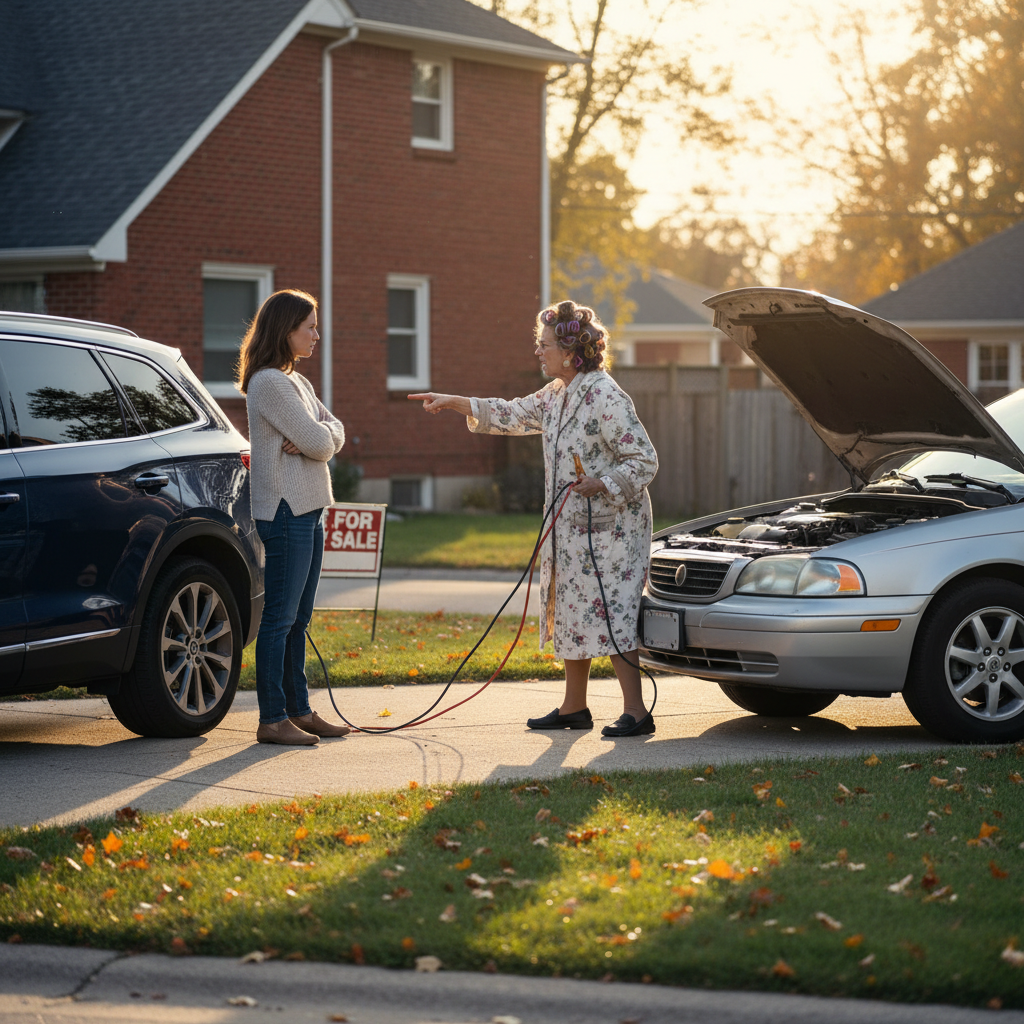 Woman Refuses to Jump Start Her Neighbor's Car After Enduring Six Months of Petty Insults