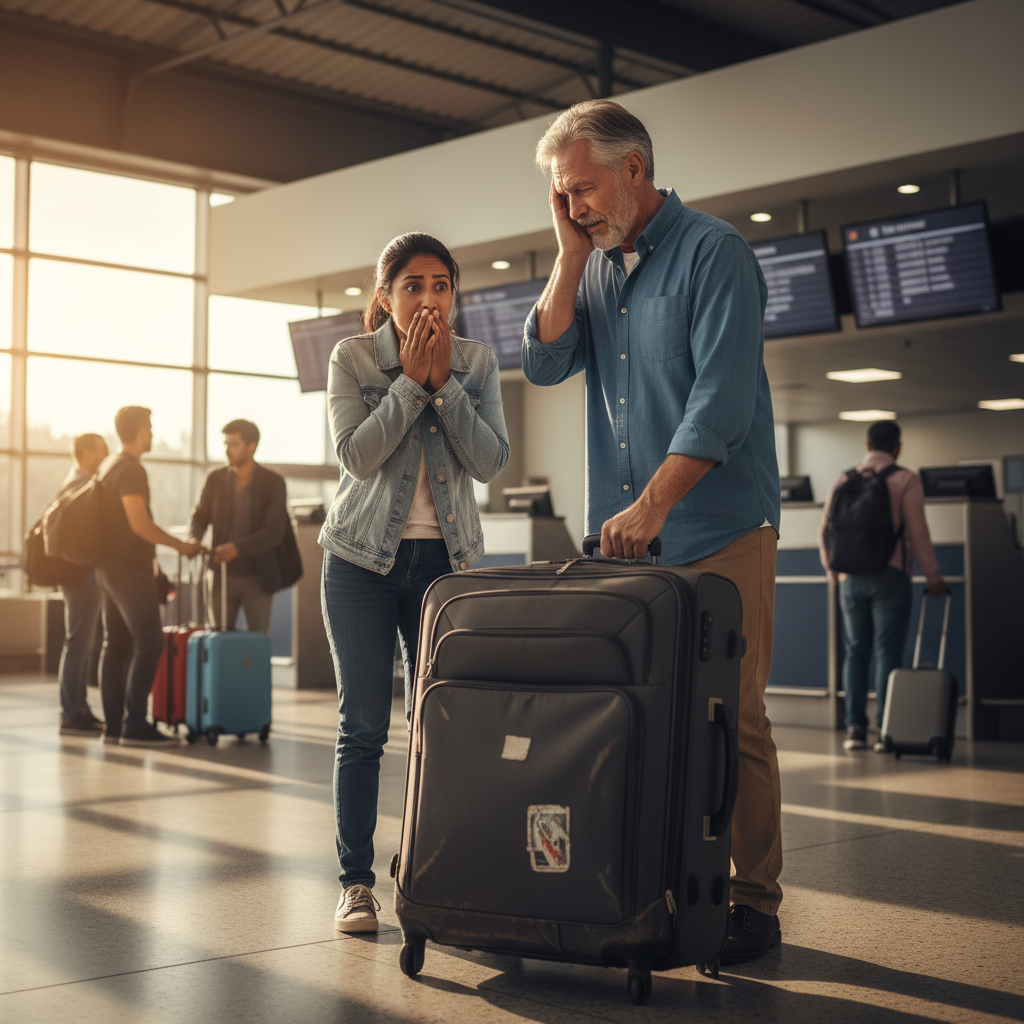 This 61-Year-Old Dad Was Asked to Carry a Mystery 50lb Suitcase on an International Flight, and His Daughter Is Terrified