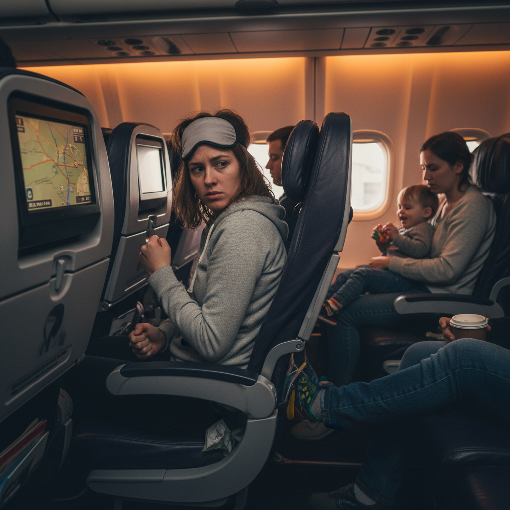 Passenger Snaps at Mother After Enduring a 5-Hour Flight With a Kicking Toddler