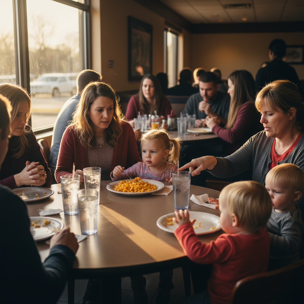Mom Refuses to Force Her 5-Year-Old to Share Dinner After Aunt Fails to Order Food for Her Own Kids