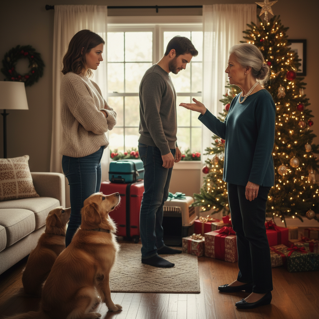 Woman Refuses to Attend Christmas After Boyfriend's Mom Demands She Lock Up Her Dogs