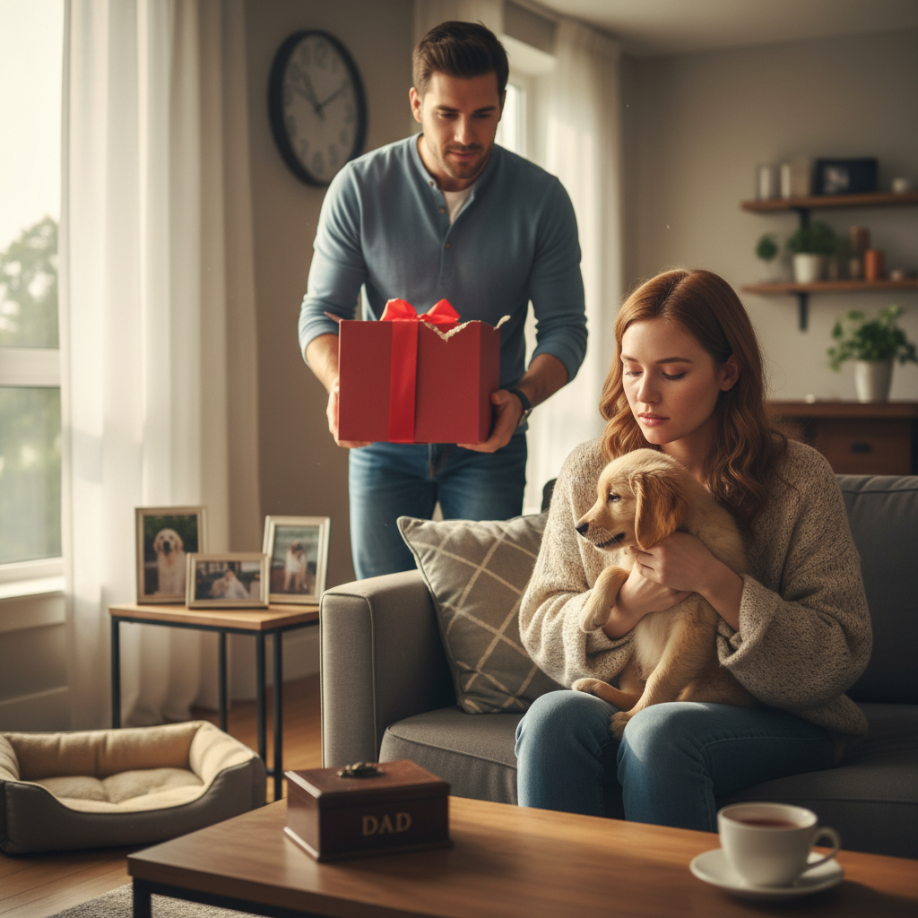 Boyfriend Tries to ‘Fix’ Her Grief With a Surprise Puppy, Now She’s Putting It Up For Adoption