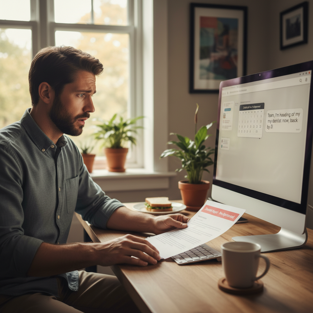 Manager Writes Up Remote Worker For a Pre-Approved Dentist Trip, Blames It On The 'System'