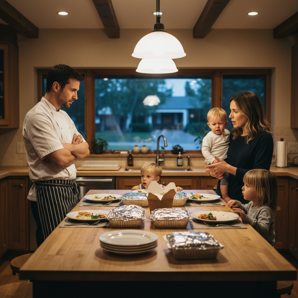 Wife Demands Her Chef Husband Start Cooking Dinner at Home, He Offers an Ultimatum Instead