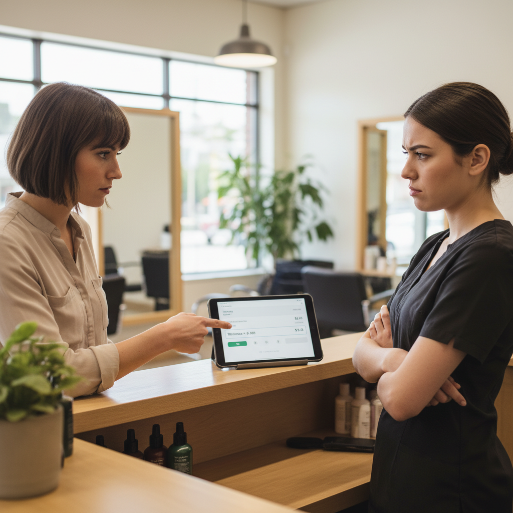 Customer Discovers a Secret 'Wellness Fee' at the Salon, and the Receptionist's Reaction Sparks Outrage