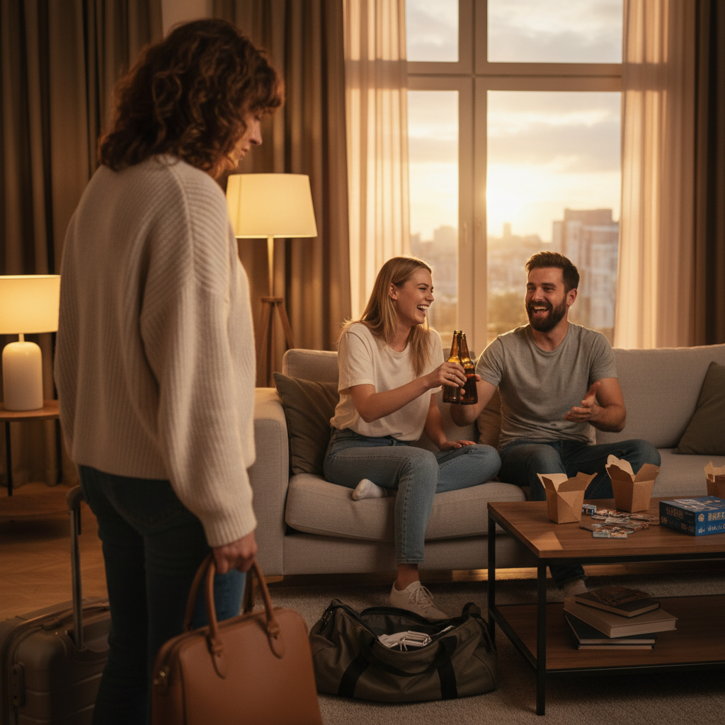 Woman Dumps Her Partner After a 'Work Friend' Turns Into a Month-Long Houseguest