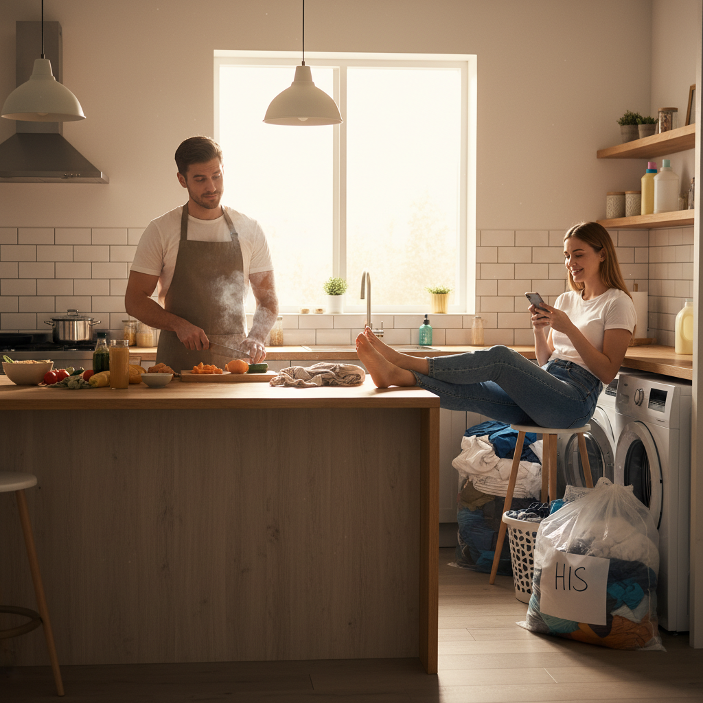 He Became His Girlfriend's Private Chef, But When He Asked Her to Do His Laundry, She Claimed She Wasn't His Maid