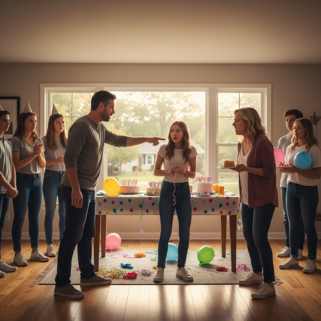 Man Kicks Wife Out Over Secret Withdrawals, Then She Hijacks Their Daughter's Birthday Party