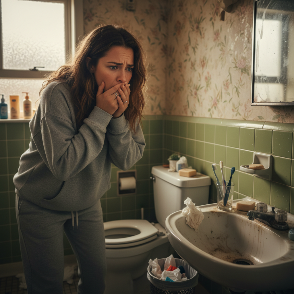 Woman Moves Home for Mental Health, Discovers Her Parents' Disgusting Bathroom Habits