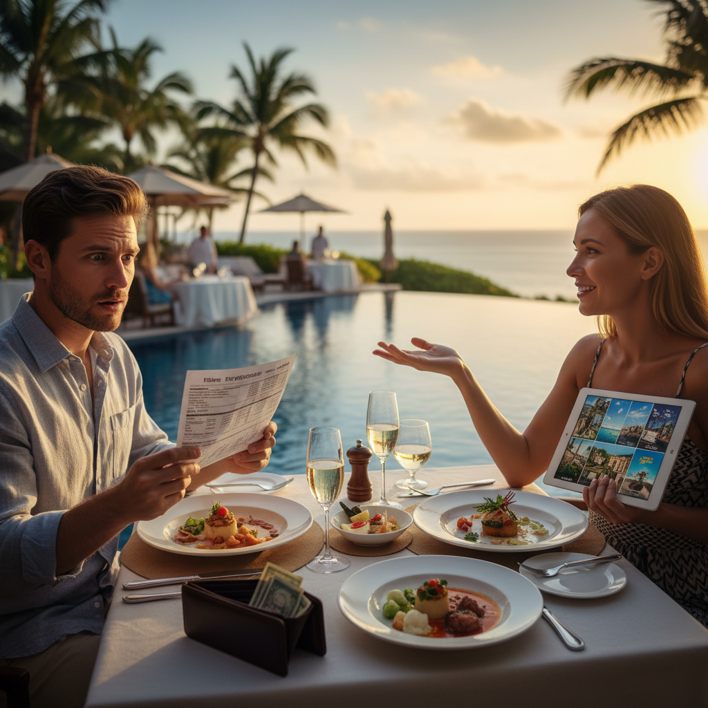 He Makes More, So She Books Extravagant Vacations and Demands He Pay Half