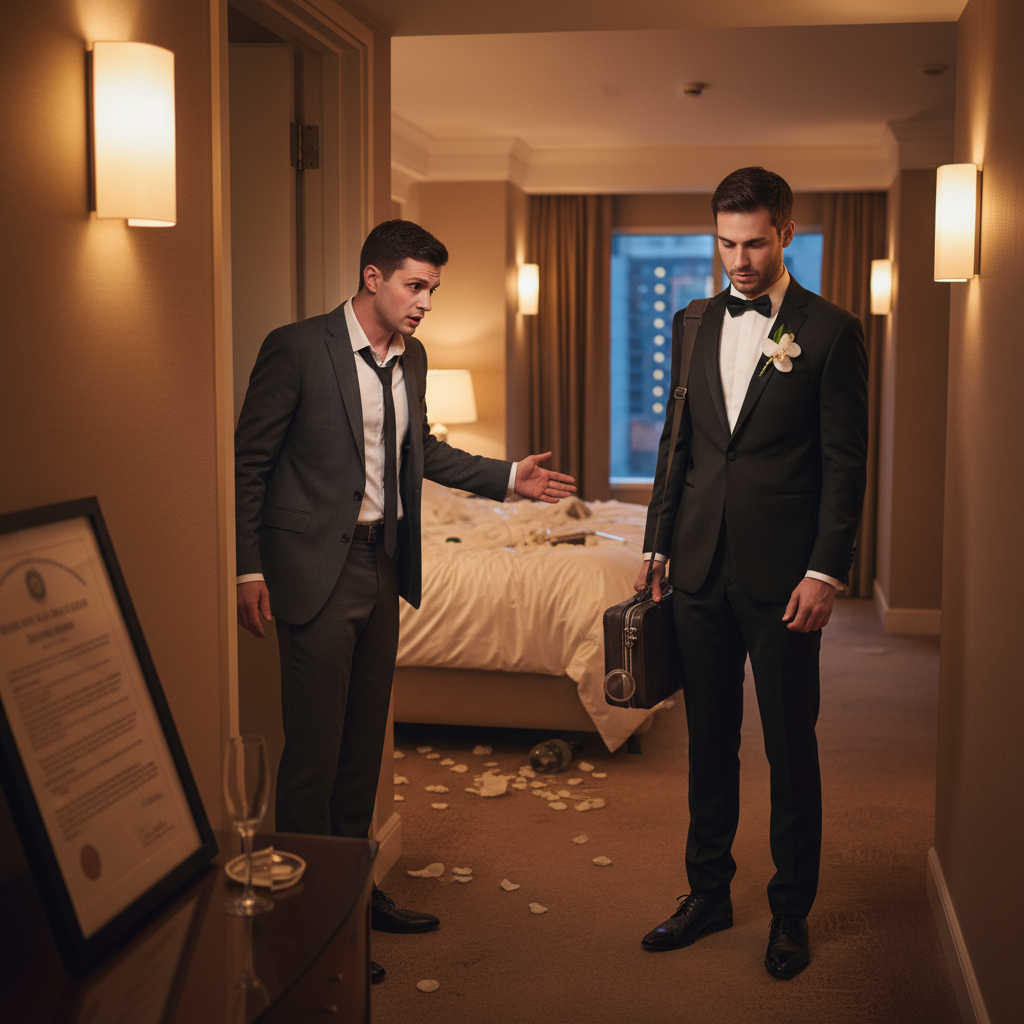 Groom Kicks His New Husband Out on Their Wedding Night After Catching Him in a Lie