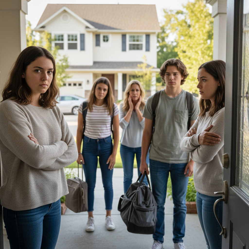 Woman Turns Stepsibling Away at the Door After Her Mother Secretly Offered Up Her Home