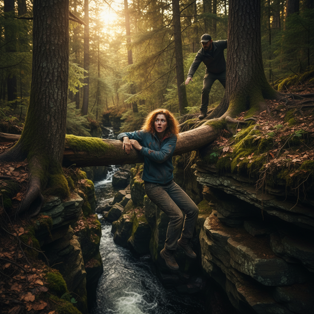 Woman Flees Her Marriage After Her Husband Allegedly Shoved Her Off a Cliff, But Her Family Thinks She's Imagining It