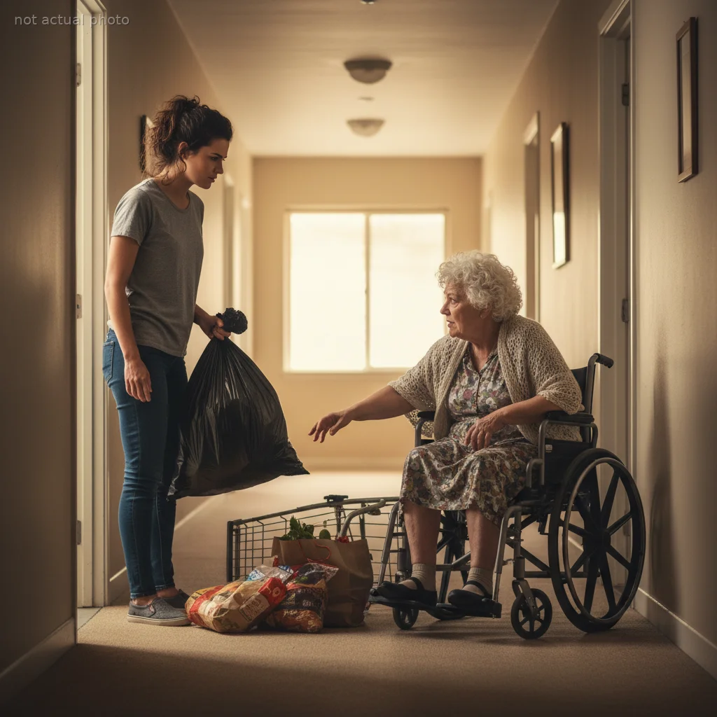 This Woman Refused to Enter Her Neighbor's Apartment, Now She's Being Harassed at Her Own Door