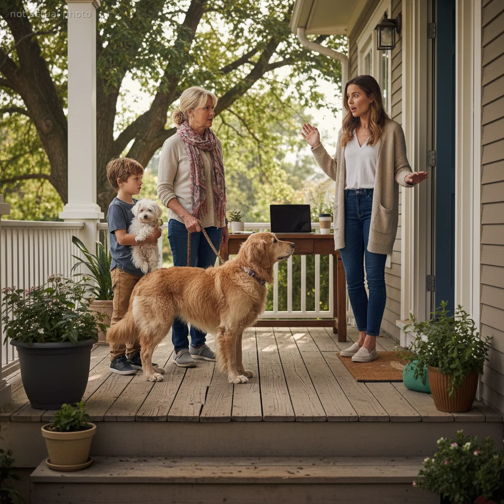 Woman Questions If Resident Is 'Sure' They Don't Run a Secret Dog Grooming Salon From Their House