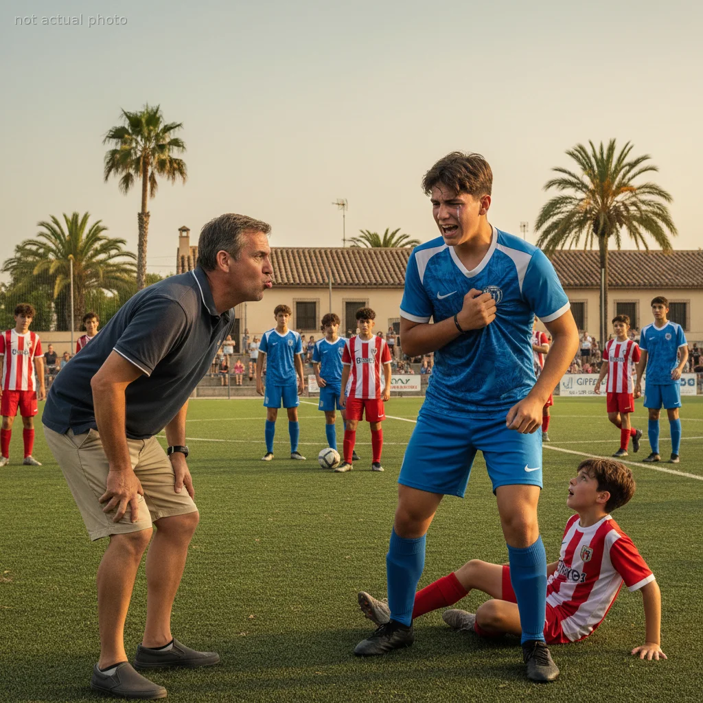 Man Blows Raspberries at 'Grown' Bully During Son's Football Match, Leaving Him in Tears