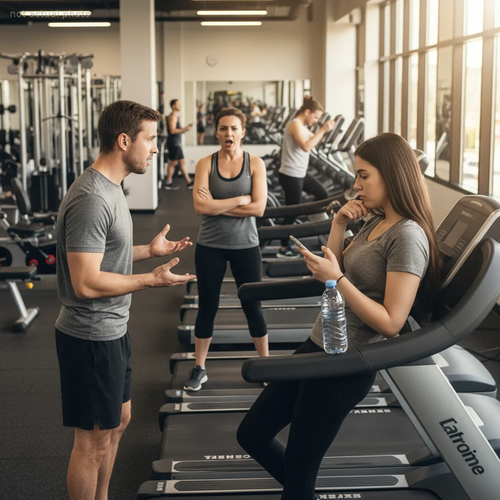 AITA For Demanding a Girl Get Off a Treadmill She Wasn't Using, Then Sparking a Feud With Her Mom?