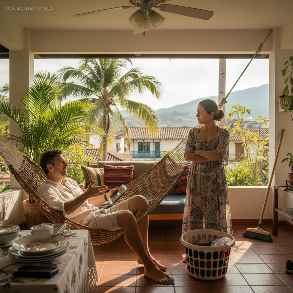 This Man Retired To Colombia At 40, Now He’s Telling His Wife To Get A Job If She Stops Doing Chores