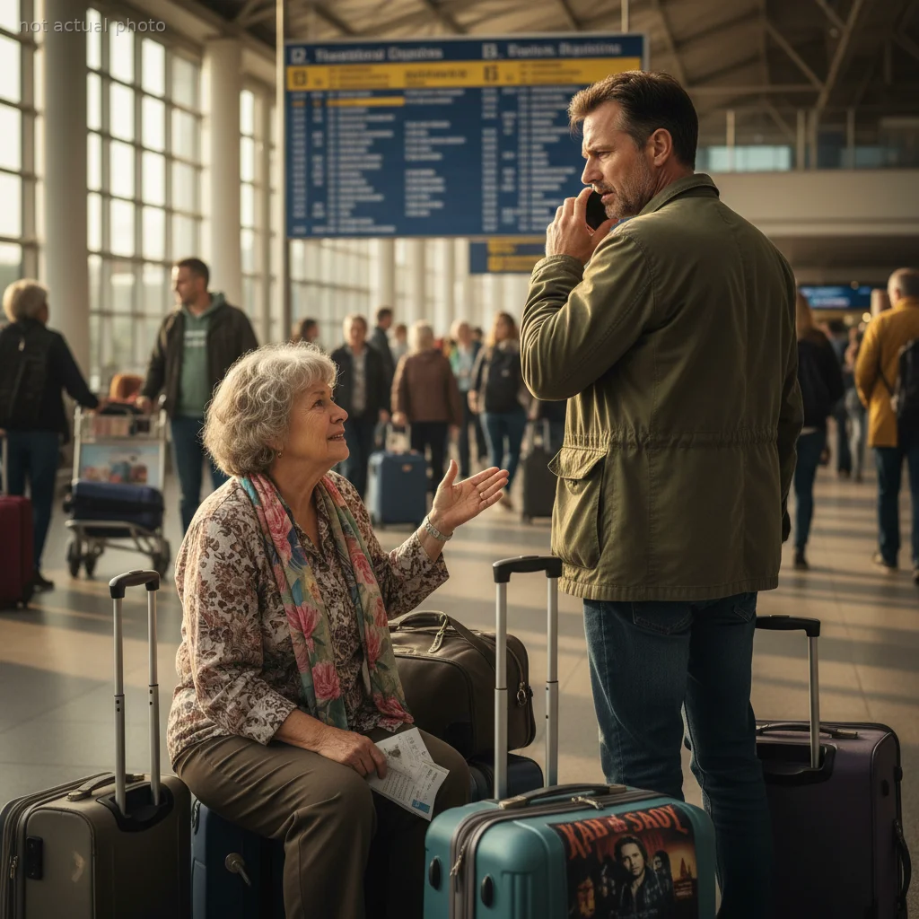 He Left His Mom Stranded at the Airport After She Tried to Hijack His Empty House