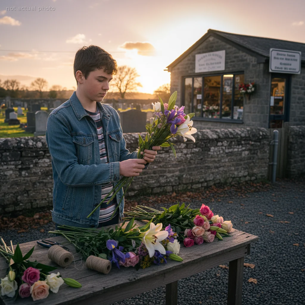 Teen Learns to Arrange Cemetery Flowers for His First Date, Now His Friend Says It’s Creepy