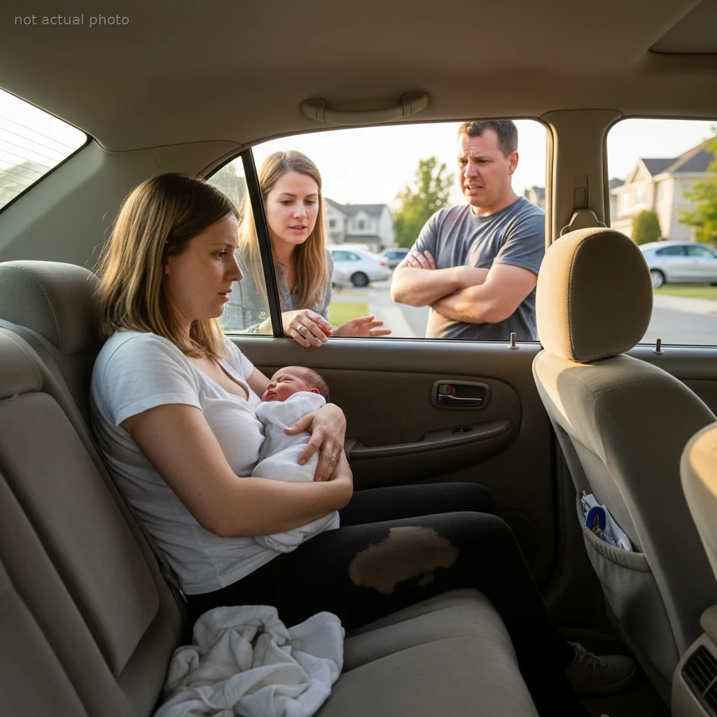 This Woman Gave Birth In Her Friend's Car, Now The Husband Refuses To Drive It