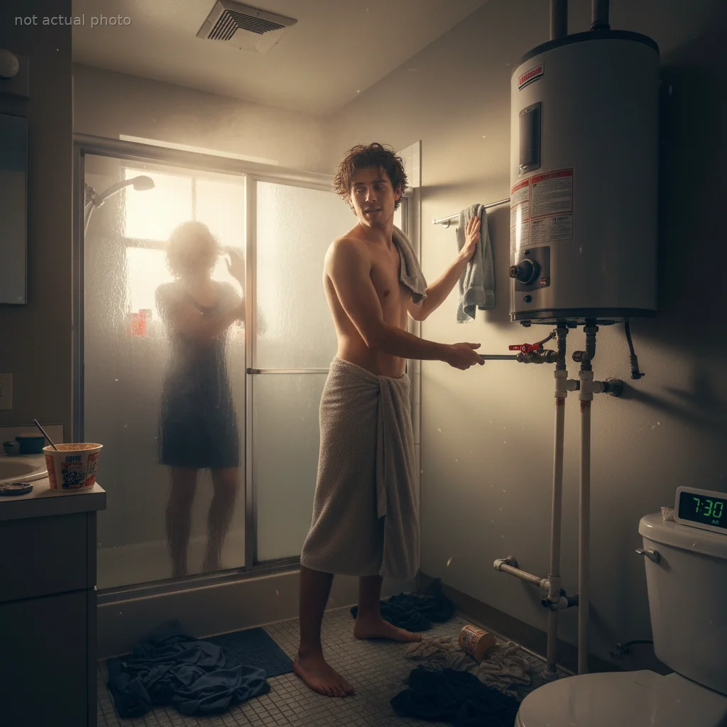 College Student Secretly Drains All the Hot Water After Roommate Refuses to Stop Stealing His Morning Showers