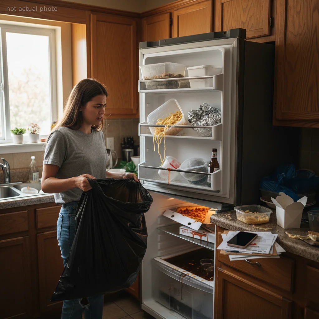 AITA For Throwing Away My Roommate's Boyfriend's Food After He Turned Our Fridge Into a Dump?