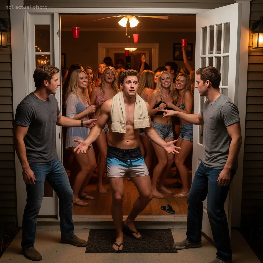 Frat Guy Follows 'Half-Naked' Party Theme Perfectly, Gets Kicked Out Because of a Bizarre Double Standard