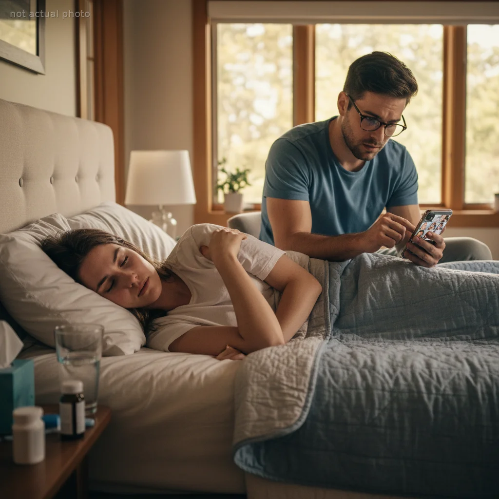 Woman Catches Fiancé Secretly Stockpiling Photos of Her Friends While She Had COVID