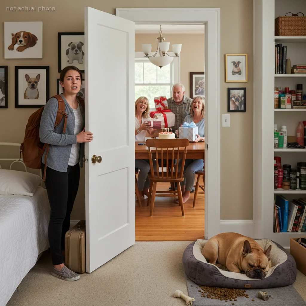 Woman Walks Out of Dad's Birthday Dinner After Discovering Her Childhood Room Was Given to a Dog