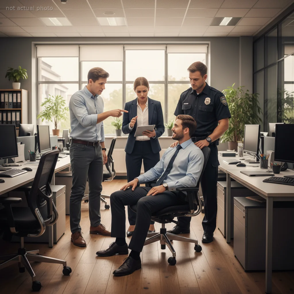 A Coworker Stole His $1,800 Desk Chair, So He Had Him Arrested on Company Time