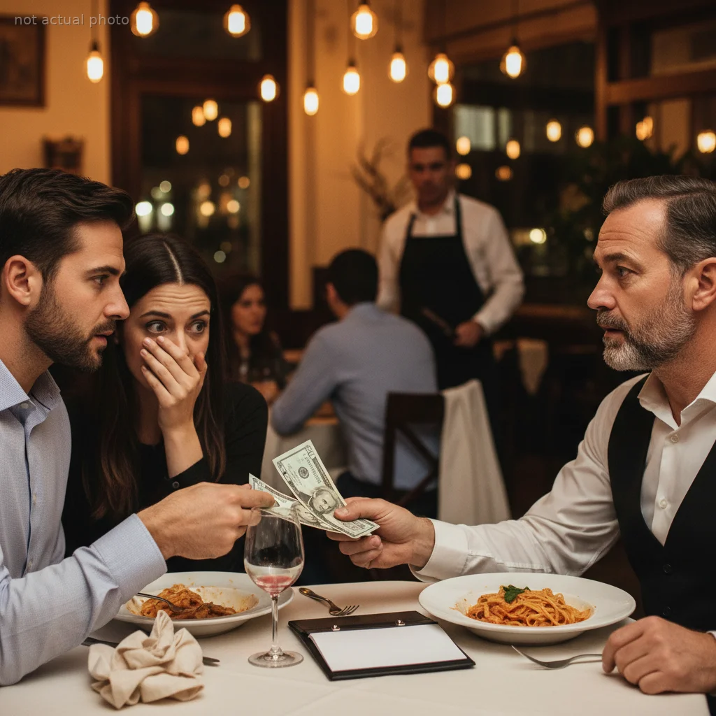 Man Hands $40 Tip Directly to Restaurant Owner After Server Disappears, Leaving His Girlfriend Mortified