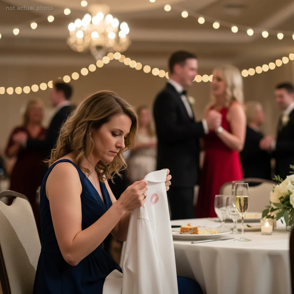 Woman Finds 'Smoking Gun' On Husband's Shirt After He Ignored Her For Another Woman At A Family Wedding