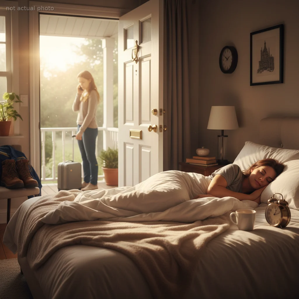 AITA For Sleeping Through Her Sister's Unannounced Visits, Leaving Her Stranded Outside?